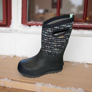 Little Kids BOGS Neo Classic Twinkle Insulated WP Winter Black Multi Size 12